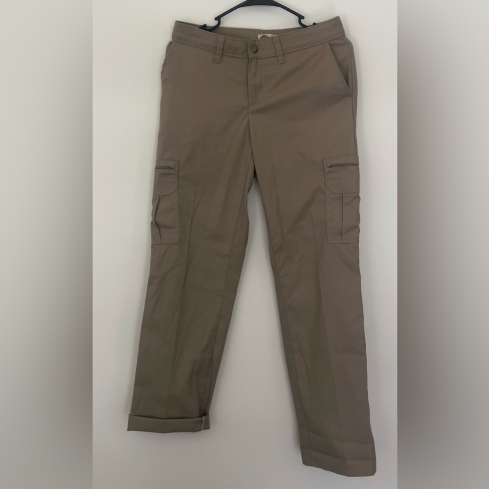 Dickies Women's Khaki Cargo Pants